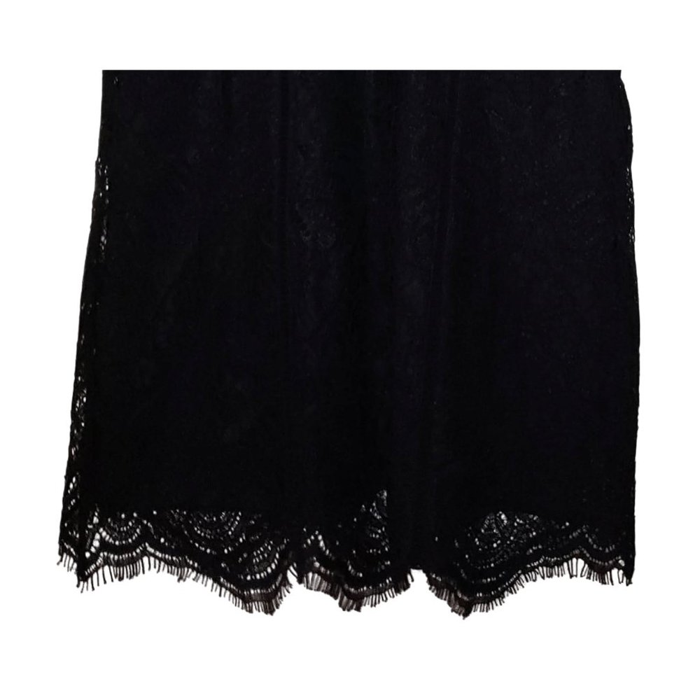 NEW H&M Black Lace Party Cocktail MINI Dress SZ 0 - Picture 7 of 13
